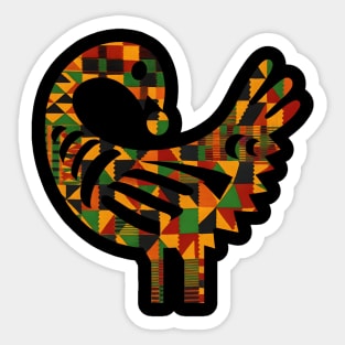 Sankofa Adinkra Symbol Sticker